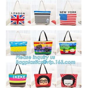 100% organic cotton handle shopping bag,06-12 OZ canvas fashion tote custom long