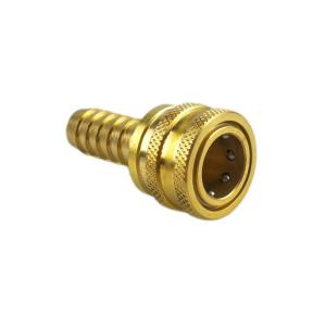 Brass 0.5 Inch 2200psi Straight Through Coupler