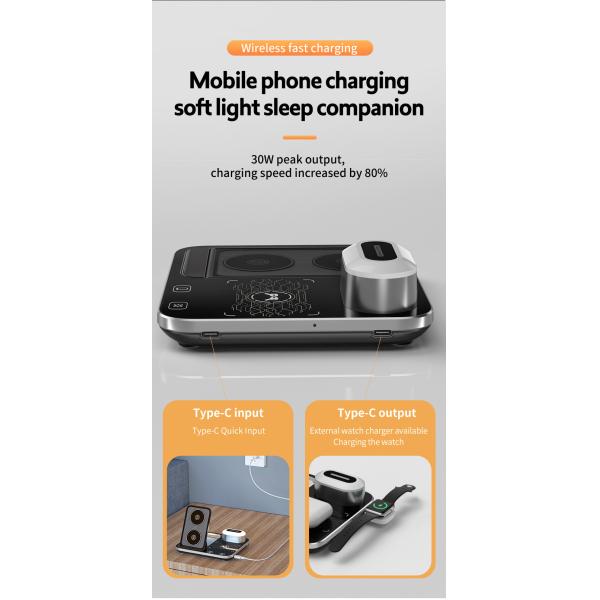 3 In 1 Magnetic Travel Wireless Charging new shaped at 2024