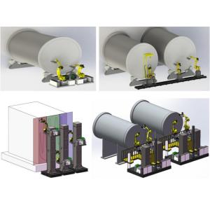 Vision laser welding machine for pipe panel, TIG welding for pipe-sheet with