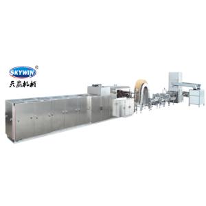Automatic 75 Moulds 240kg/Hr Wafer Biscuit Manufacturing Equipment