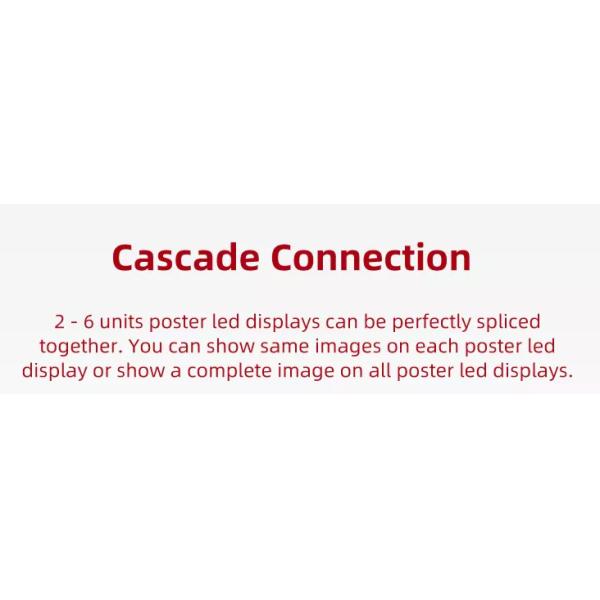 Hd Advertising High Brightness Poster Led Screen Vertical Digital Signage Display