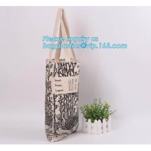 Reusable 100% Cotton Canvas Bag Canvas Tote Bags Convenient Environmentally