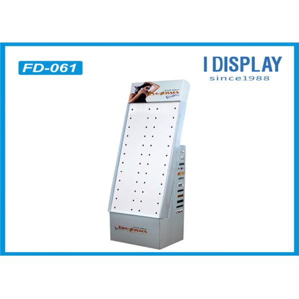 White Custom Cardboard Pop Displays / Sunglasses Cardboard Store Displays