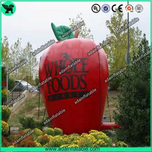 China Advertising Inflatable Fruits Replica Giant Inflatable Apple Model on sale