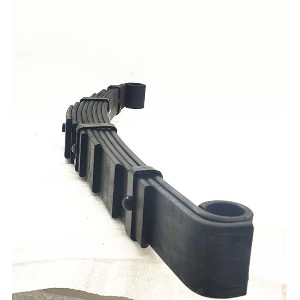 Motorcycle Body Parts 8 Pcs Rear Suspension Leaf Plate Spring Shock Absorber in Black