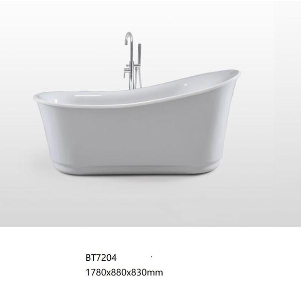 Buy Acrylic Freestanding Bathtub Stand Alone Jacuzzi Bathtub 1780x880x830 at wholesale prices