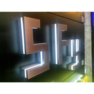 Custom Led Illuminated Advertising Backlit 3d Neon Led Letter Light Sign