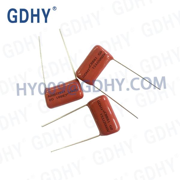 Buy 0.015nF Metallized Polypropylene Film Capacitor DC Link 2000VDC at wholesale prices