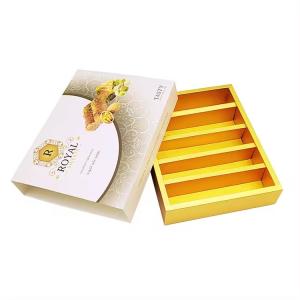 Eco Friendly Food Grade Custom Cookie Box Packaging With Sliding Drawer