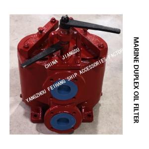 DUPLEX CRUDE OIL FILTER FOR FUEL OIL SEPARATOR EXPORT MODEL:FH-40A F7224