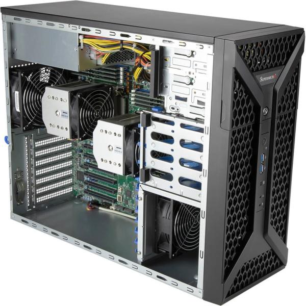SUPERMICRO SYS-730A-1 Tower System Network Server with Intel 6346 CPU and 64GB