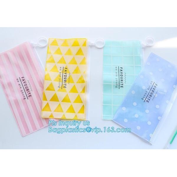 Buy Slider Zipper PVC Pouch Clear Vinyl PVC k Bag, slider bag for underwear packaging slider zipper vinyl bag for clot at wholesale prices