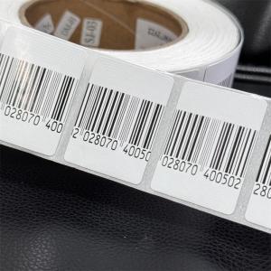 RF Security EAS Soft Label 8.2MHz 30 X 40mm Coated Paper With Bar Code