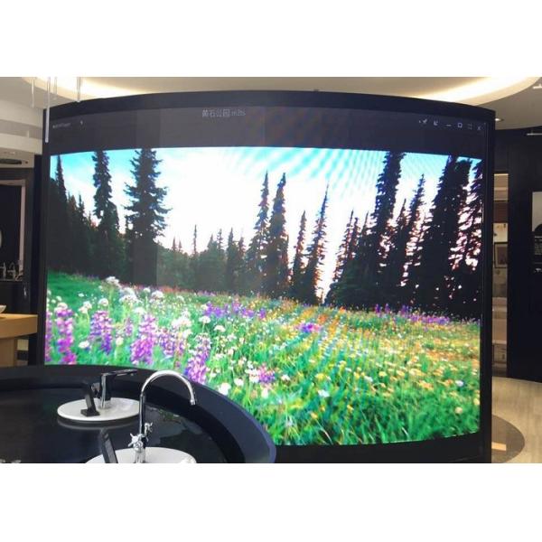 High Resolution Indoor Curved Led Display P3 Front Service Light Weight