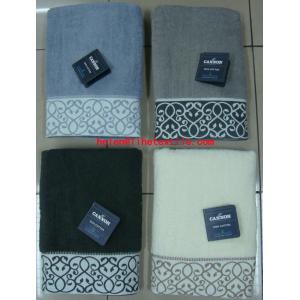 100% cotton jacquard bath towel , yarn dyed , towel set