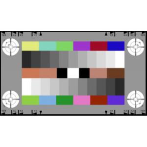 China Calibration Resolution Test Chart 0.45 gamma Designed To Color Align Hd Cameras on sale