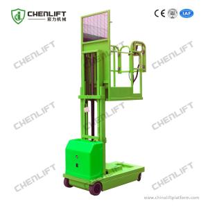 4.5m Self Propelled Electric Order Picker Stacker For Materials Picking And