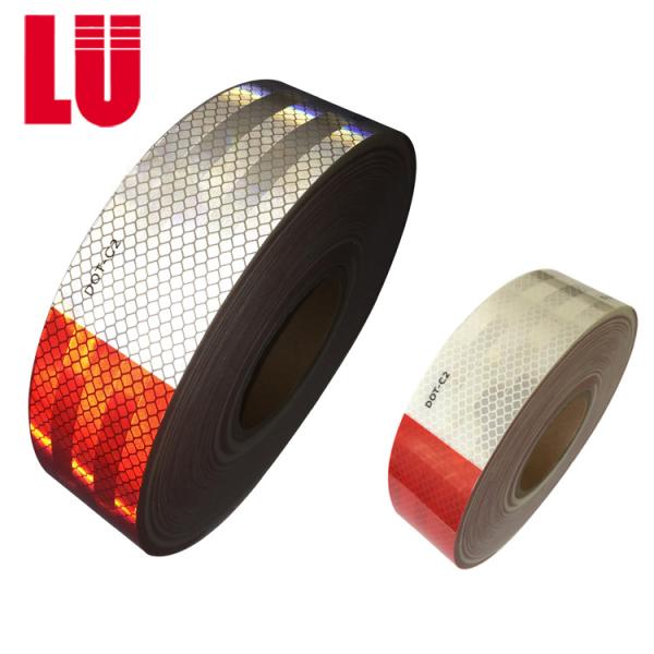 Durable Dot Reflective Stickers / Outdoor Reflective Tape Strong Adhesive