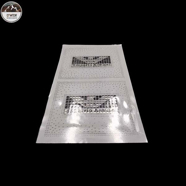 United Nations Logo Rhinestone Applique Patches Eco Friendly Customized Size