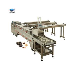 Automatic Cream Chocolate Sandwich Biscuit Making Machine 12kw