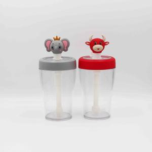 Quality Leakproof Drinking 430ml Portable Tritan Plastic Straw Water Bottle For Kids for sale