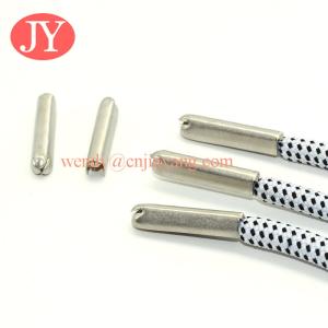 Customized design logo metal brass golden drawsting cord end metal aglet shoe