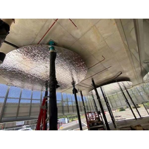 30mm Aluminum Metal Ceiling Galvanized Steel Water Ripple Hook On Ceiling 600*1320mm