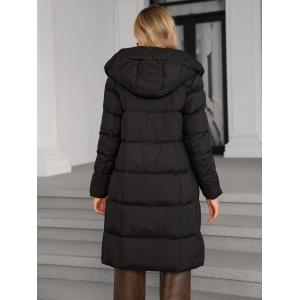 Seasonal Must-Have Cotton Jacket With Hood Zipper Closure