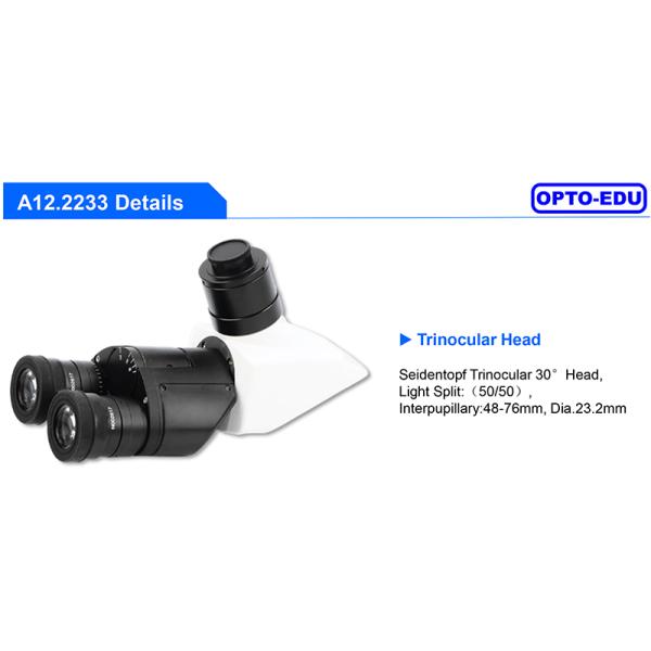 OPTO-EDU A12.2233 Infinity Trinocular Biological Laboratory Microscope