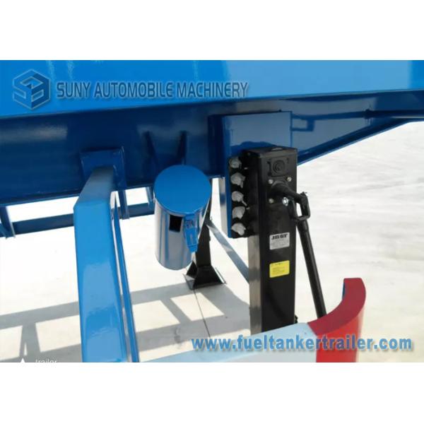 Transportation 48000L Q345 Mild Steel Oil Tank Trailer 3 Axle