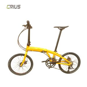 Front And Rear Wheel V Brake 20 Inch Mini Folding Bicycle With SMN 3500 Rear