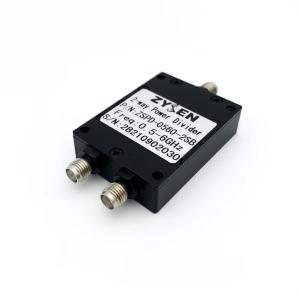 Quality 2 Way Microwave Power Divider 0.5GHz- 6GHz 30W for sale
