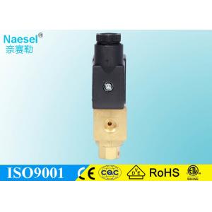 flow adjustable solenoid valve for fuel diesel oil 1 / 8 inch bspp