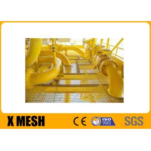 Q235 Serrated Carbon Steel Bar Grating F Plain Style ISO9001