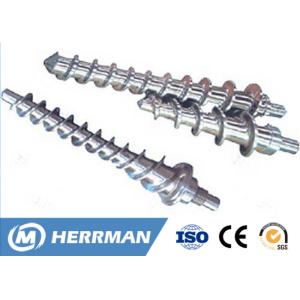 38CrMOALA Material Plastic Extruder Screw , Durable Parallel Twin Screw, cable