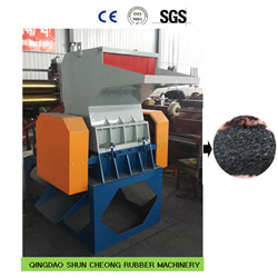Vertical 22KW Automatic Rubber Coarse Crusher For Waste Rubber