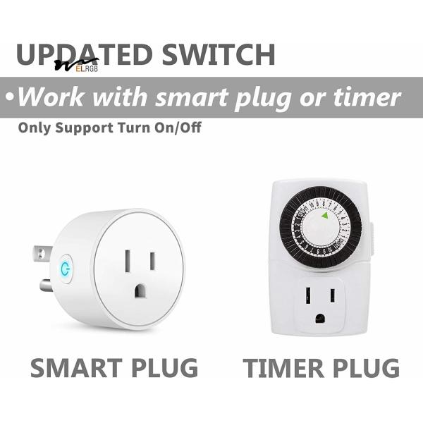 Kitchen Lighting 12 Inch Under Cabinet LED Light Strip Bar 5000K Dimmable USB Plug-in