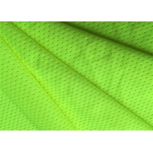 Breathable Fluorescent Material Fabric High Visibility Knitting