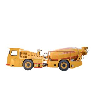 KJCJ-3 Underground Mining Concrete Mixer Equipped With Cummins Engine