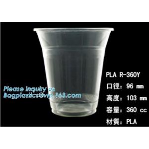 Custom Disposable Plastic CPLA Lids Compostable Coffee Lid PLA Biodegradable Cup