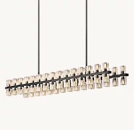 Chrome Finish LED Foyer Chandelier Modern Foyer Lighting 85-265 Volts