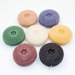 Pure Natural Dry Facial Konjac Sponge Biodegradable Customizable