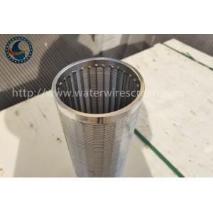 AISI 304 OD 114mm Sand Control Downhole Slotted Tube