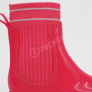 Reusable High Heel Rain Boots , PVC Anti Slip Rain Boots