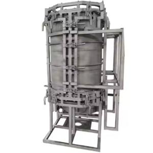 China OEM Rotomolding Mould Silver Aluminum Rotary Molding Molds for Customized Products on sale