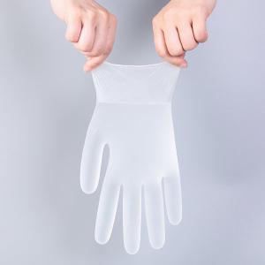 China Clear Transparent Thick Protective Disposable PVC Gloves on sale