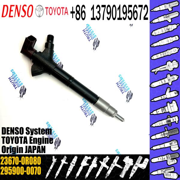 Buy FAST SHIPPING Diesel Fuel Injector 23670-0R080 fit for toyota Corolla Verso 295900-0070 at wholesale prices
