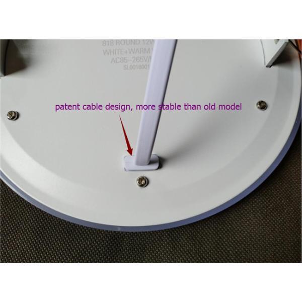 2 In 1 Two - Color Concealed Round Slim LED Panel Light 6 Watt For Meeting Room / Showroom