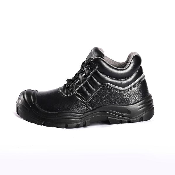 Embossed Genuine Leather Factory Steel Toe Safe Metal Protection OEM Worker Man Women Safety Shoes